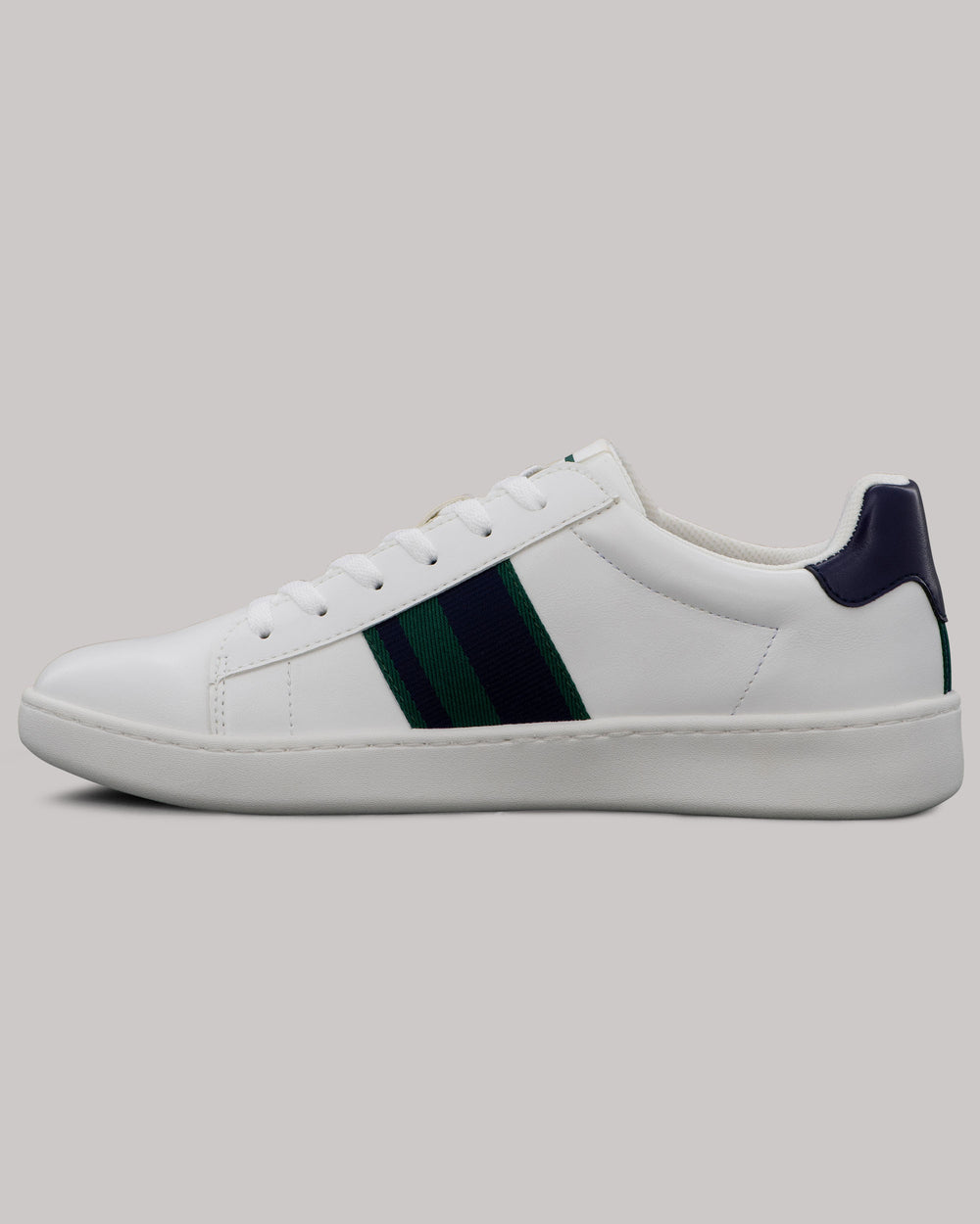 Basket Ben Sherman Hampton Stripe Blanche Bleu Marine Vert | UFW-19467376